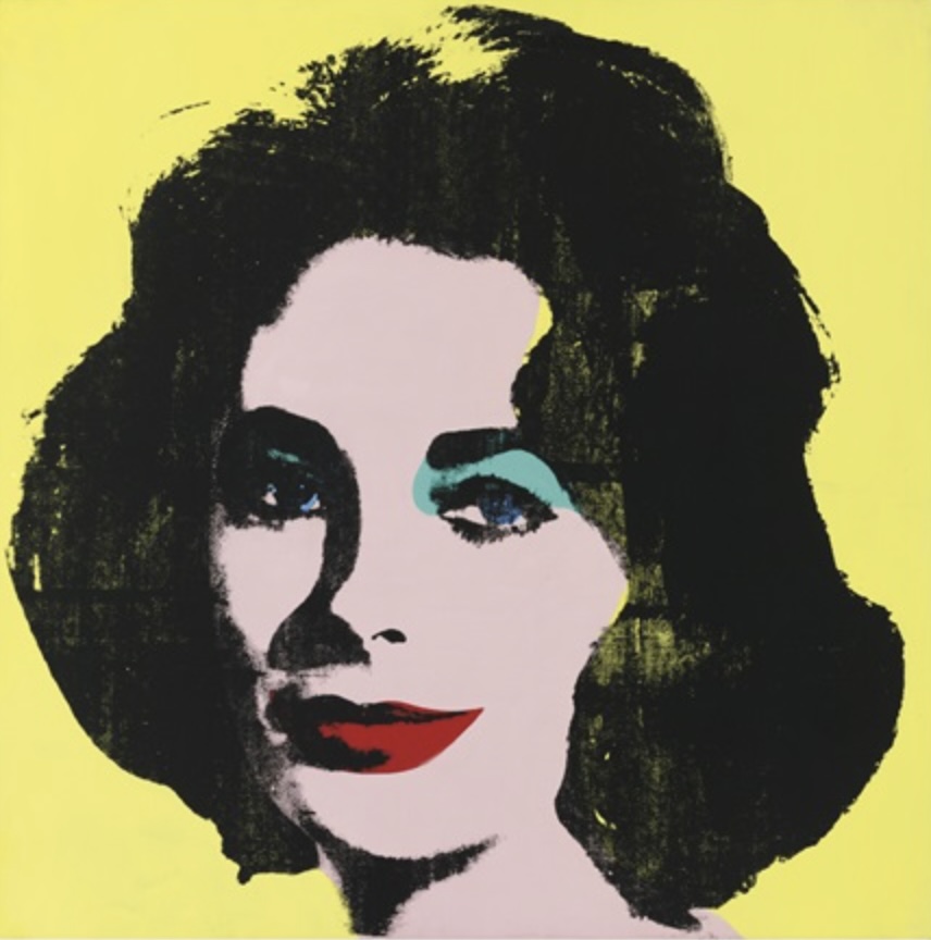 Liz #1 (Early Colored Liz) (1963) By Andy Warhol