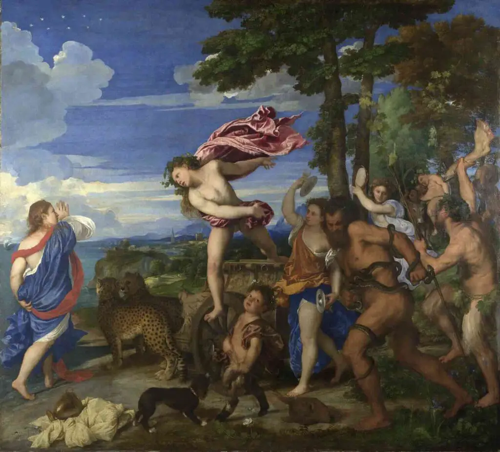 Bacchus and Ariadne (1520-1523) By Titian