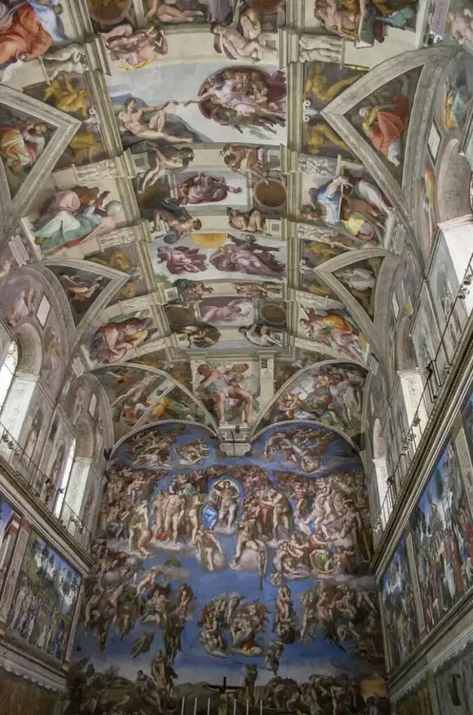 Sistine Chapel Ceiling (1508-1512) By Michelangelo