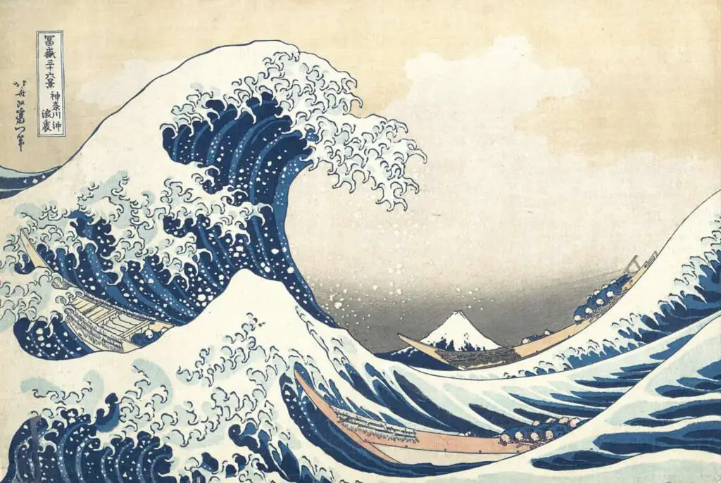 The Great Wave off Kanagawa (1830-1832) By Katsushika Hokusai