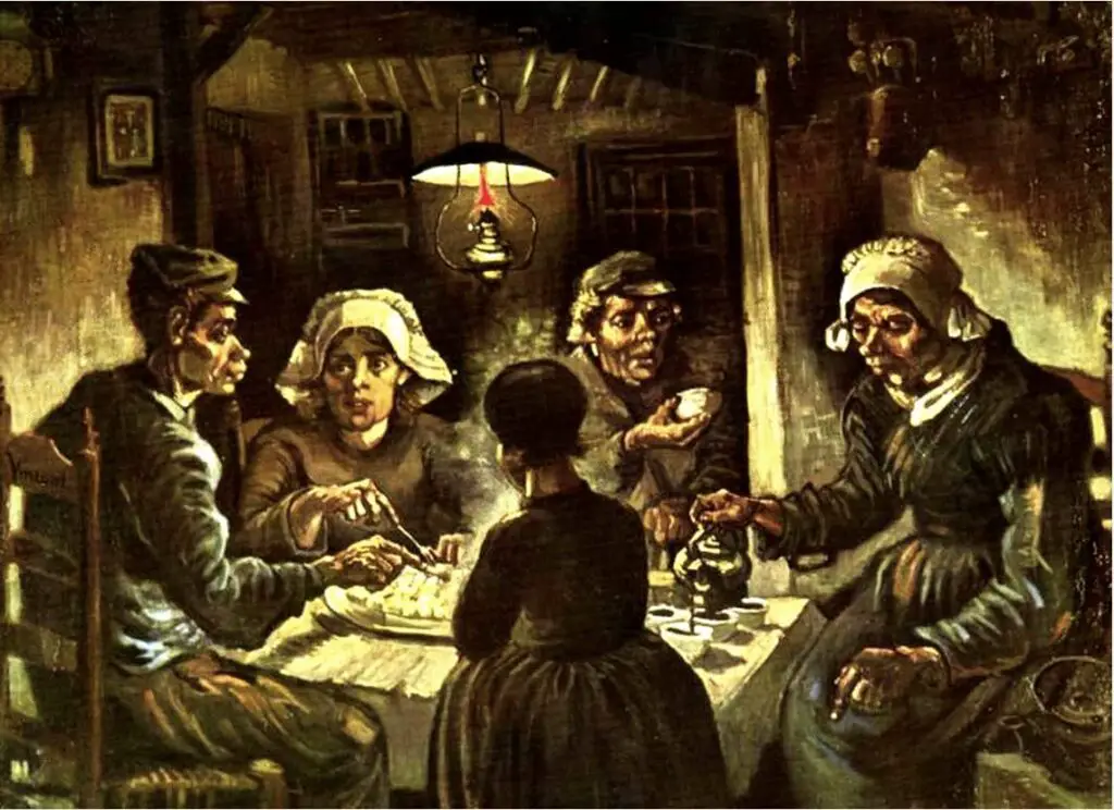 The Potato Eaters (1885) By Vincent van Gogh