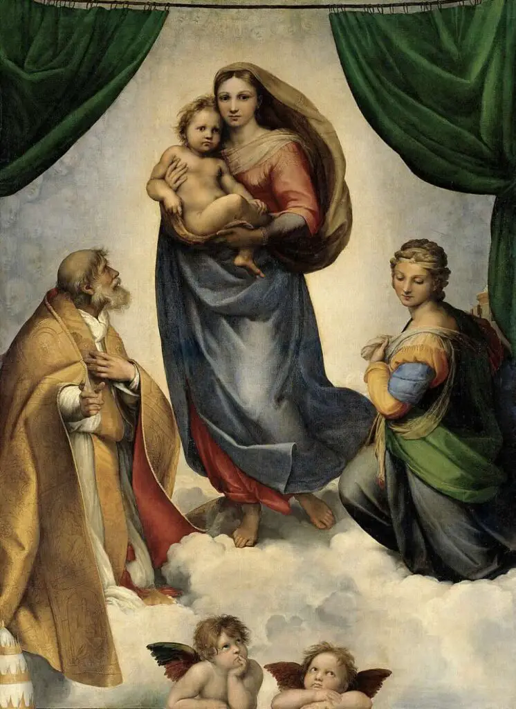 The Sistine Madonna (1512) By Raphael