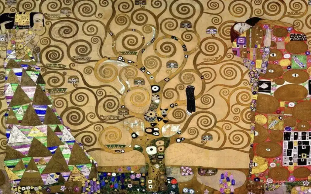 The Tree of Life, Stoclet Frieze, 1905 by Gustav Klimt
