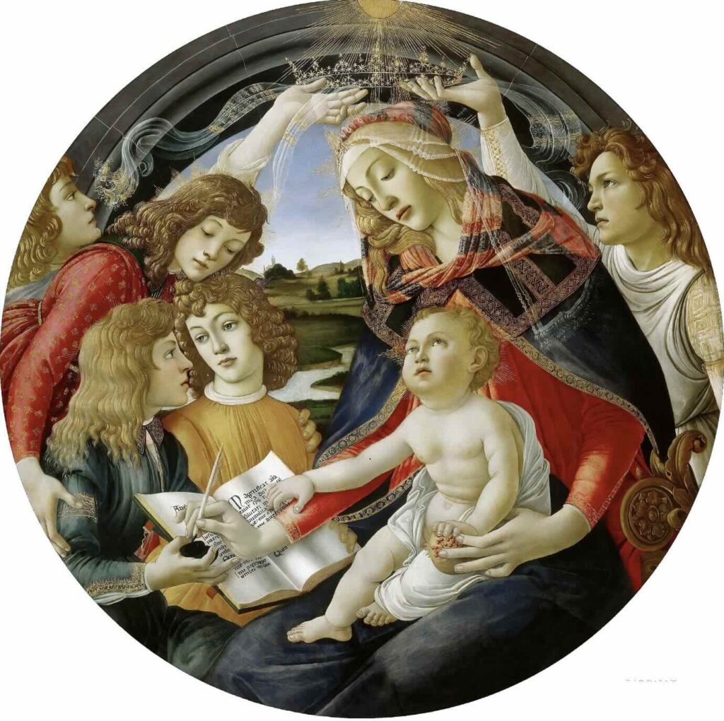 Madonna of the Magnificat (c. 1481) By Sandro Botticelli