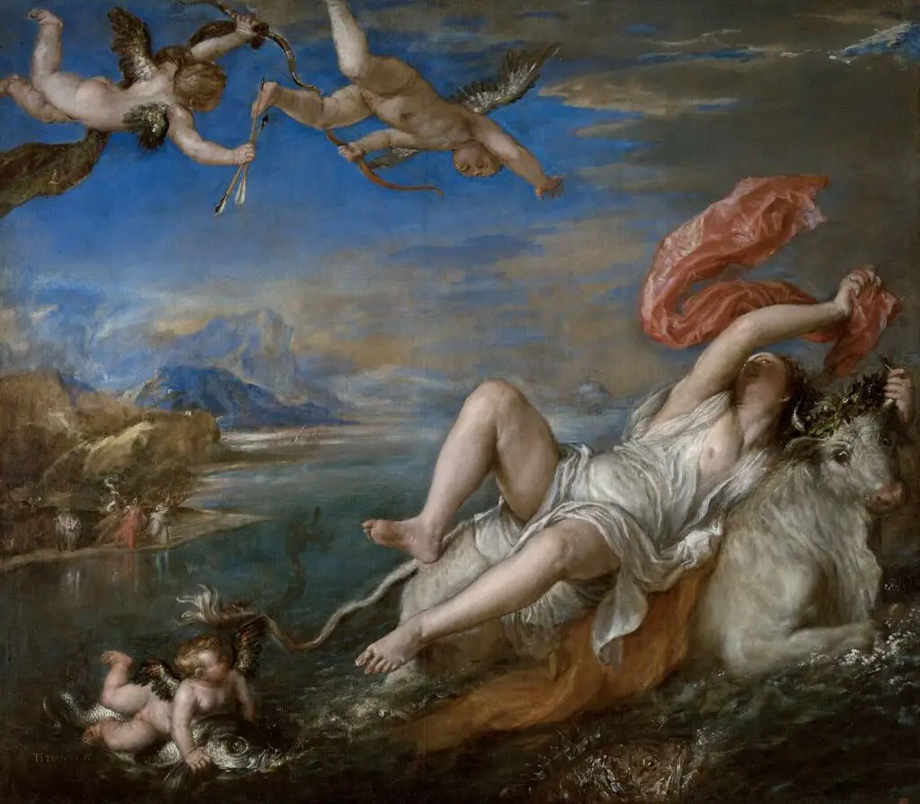 Rape of Europa (1560-1562) By Titian