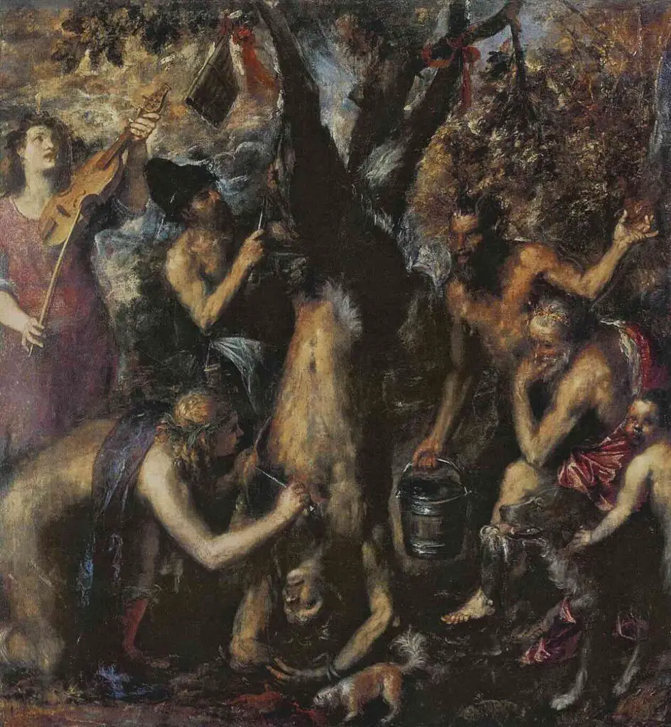 The Flaying of Marsyas (1570-1576) By Titian