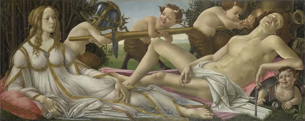 Venus and Mars (c. 1483) By Sandro Botticelli