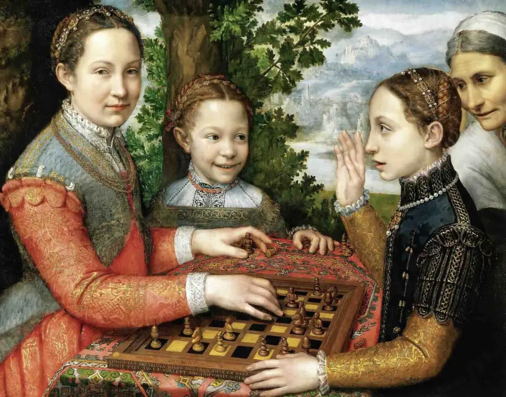 The Chess Game (1555) By Sofonisba Anguissola