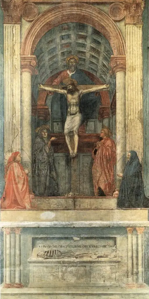 The Holy Trinity (1426-1428) By Masaccio