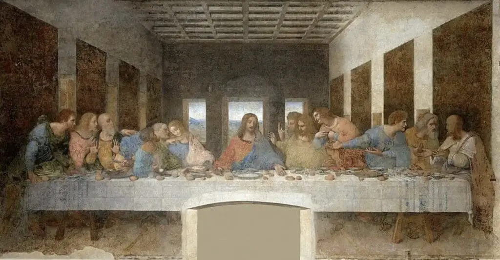 The Last Supper (1495–1498) By Leonardo da Vinci