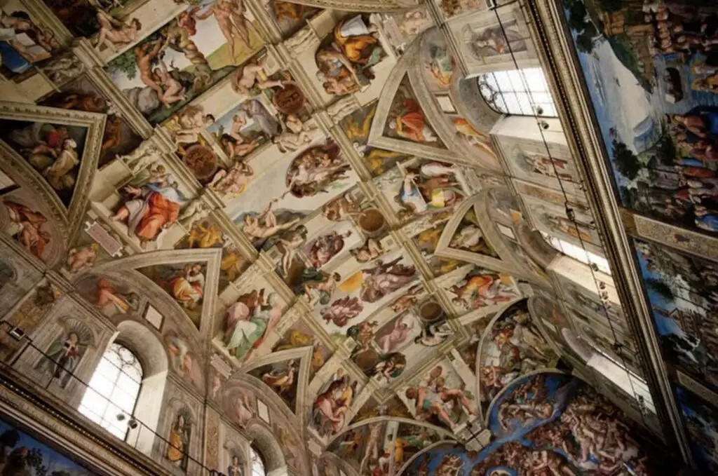 The Sistine Chapel Ceiling (1508 - 1512) By Michelangelo