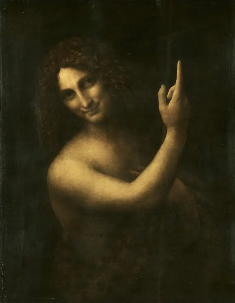 St. John the Baptist By Leonardo da Vinci