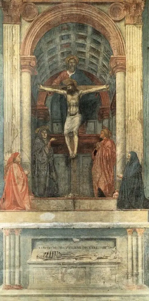 The Holy Trinity (1427) By Masaccio