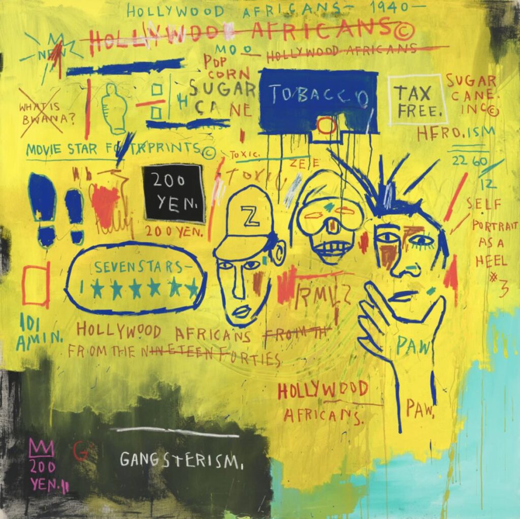 Hollywood Africans (1983) By Jean-Michel Basquiat