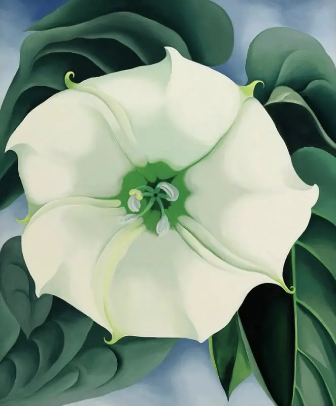 Jimson Weed/White Flower No. 1 (1932) By Georgia O'Keeffe