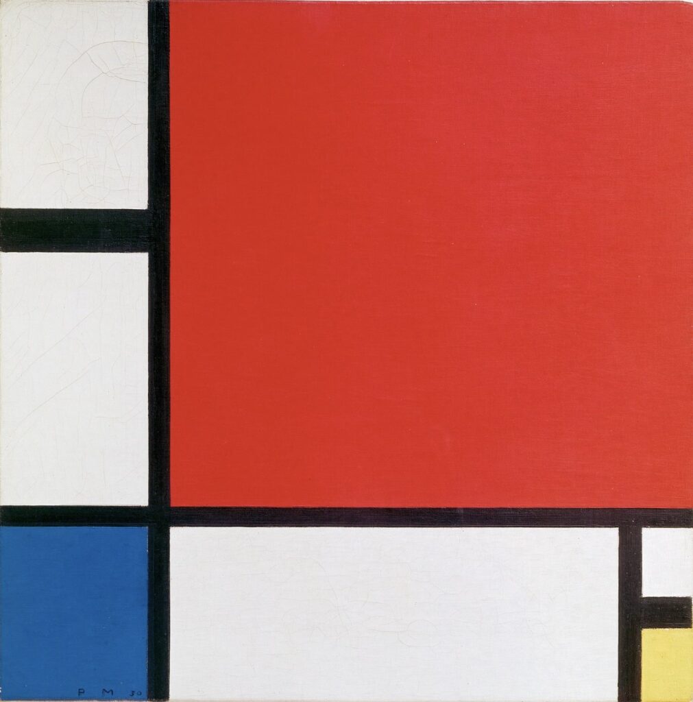 Composition with Red, Blue and Yellow (1930) By Piet Mondrian