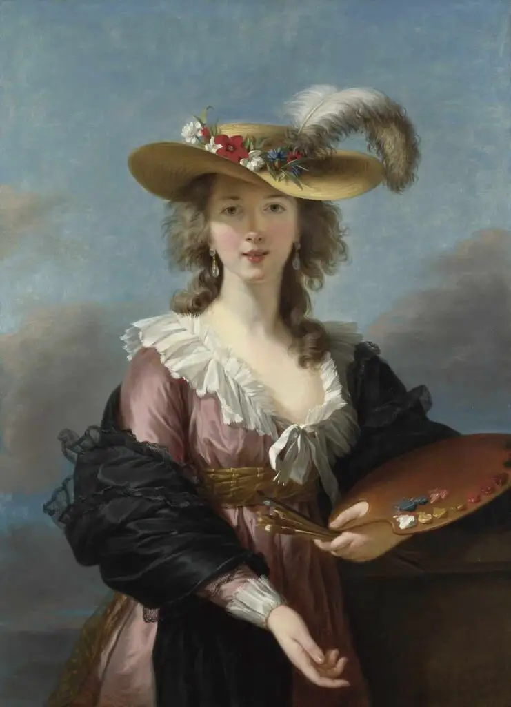 Self-Portrait in a Straw Hat (1782) By Élisabeth Vigée Le Brun