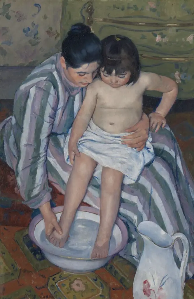 The Child’s Bath (1893) By Mary Cassatt