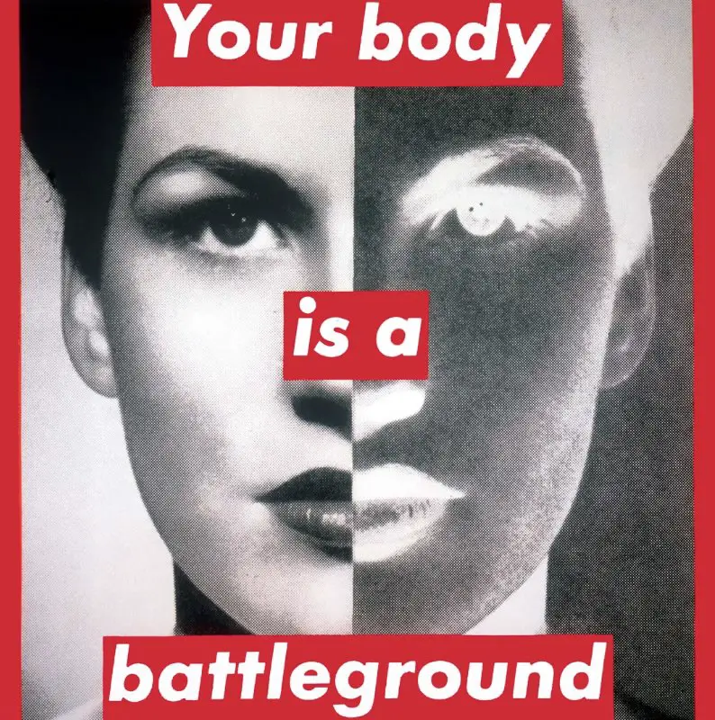 Untitled (Your Body is a Battleground) (1989) By Barbara Kruger