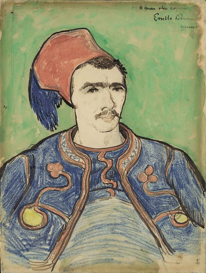 The Zouave Vincent (ca. June 20, 1888) By Vincent van Gogh