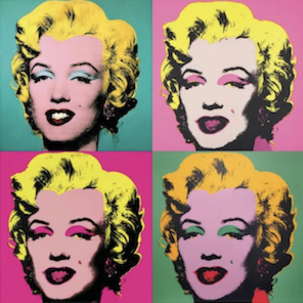 Marilyn Monroe By Andy Warhol