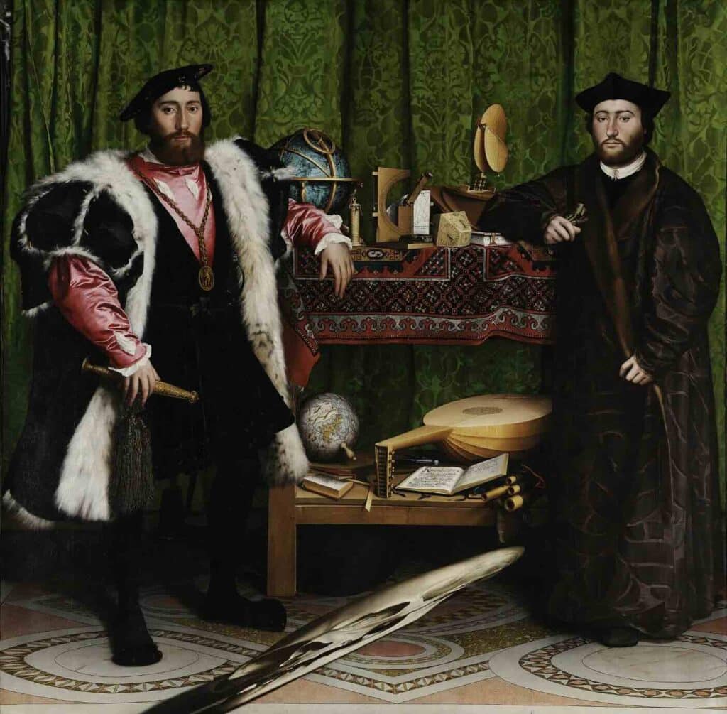 The Ambassadors (1533) - Hans Holbein the Younger