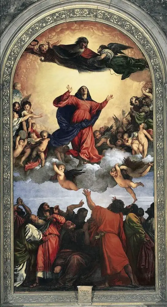 The Assumption of the Virgin (1516-1518) - Titian