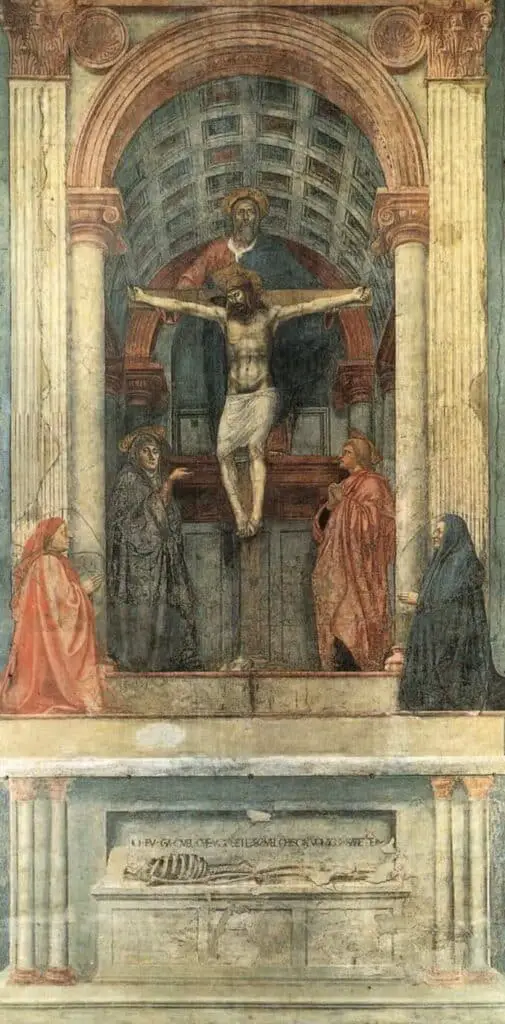 The Holy Trinity (c. 1426-1428) - Masaccio