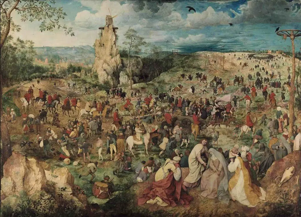 The Procession to Calvary (c. 1564) - Pieter Bruegel the Elder
