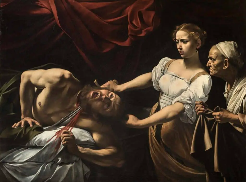 Judith Beheading Holofernes (ca. 1599) By Caravaggio