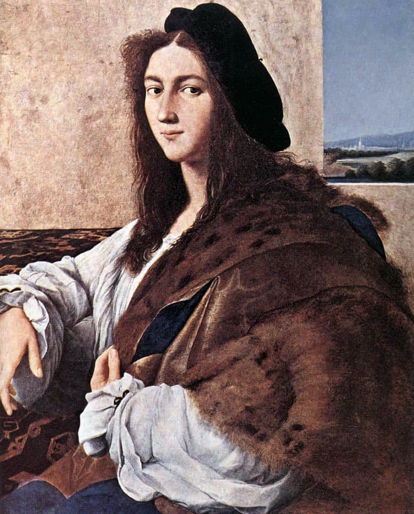 The Portrait of a Young Man By Raphael