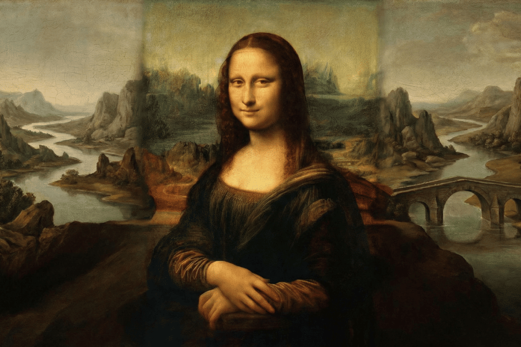 AI Generated Leonardo da Vinci's Mona Lisa
