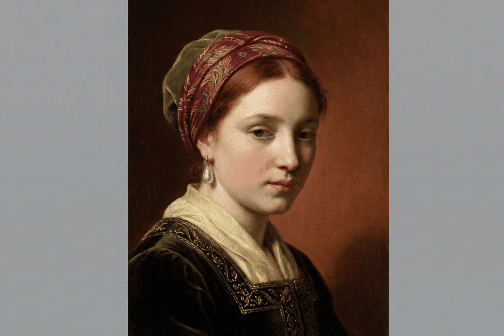 We asked AI to give us a Vemeer Style Painting.