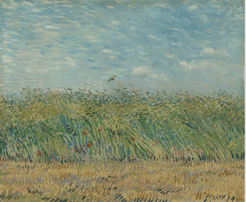 Wheatfield with Partridge, Vincent van Gogh (1853 - 1890), Paris, June-July 1887