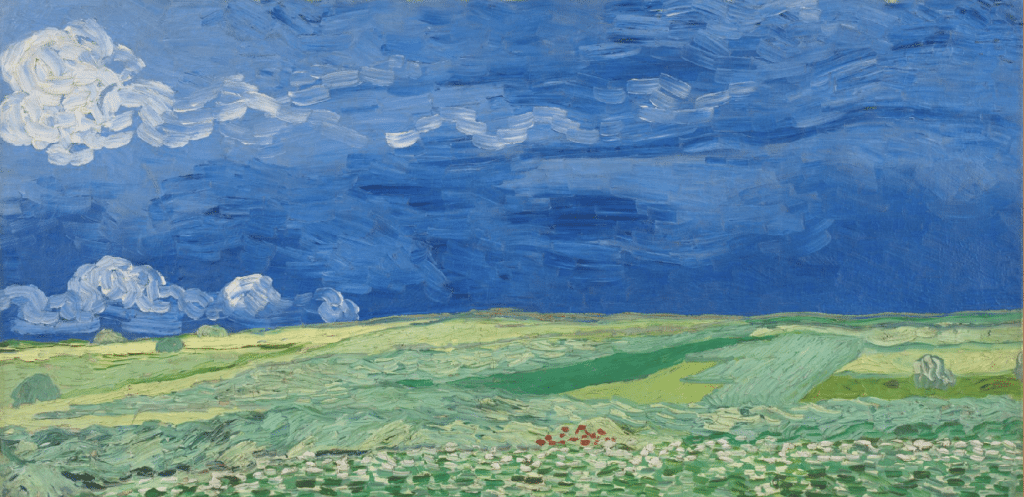 Wheatfield under Thunderclouds, Vincent van Gogh (1853 - 1890), Auvers-sur-Oise, July 1890