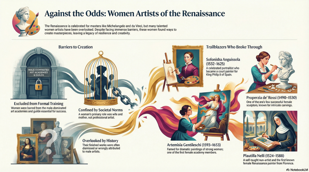 Women Artists in Renaissance Europe: Overcoming Barriers to Create Masterpieces