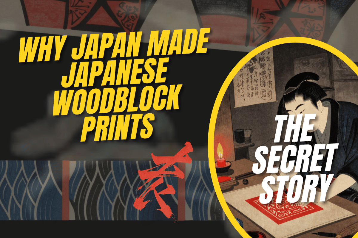 Why Japan Made Japanese Woodblock Prints: The Secret Story